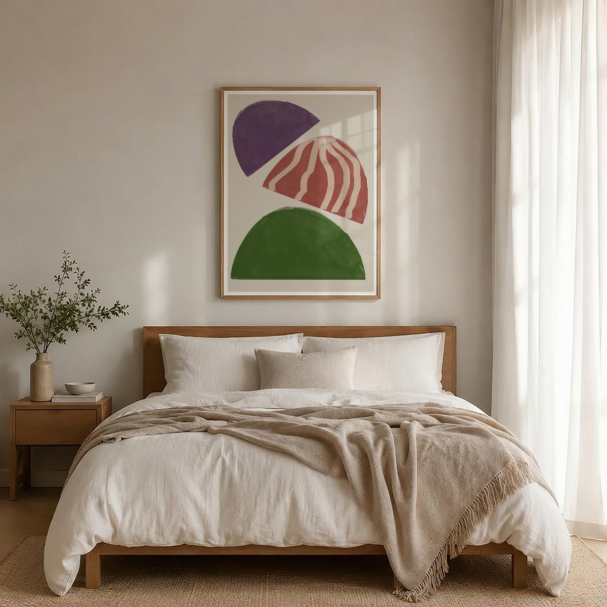 TAWミッドセンチュリーモダン アブストラクトTAW Mid Century Modern Abstract Art Poster No.013