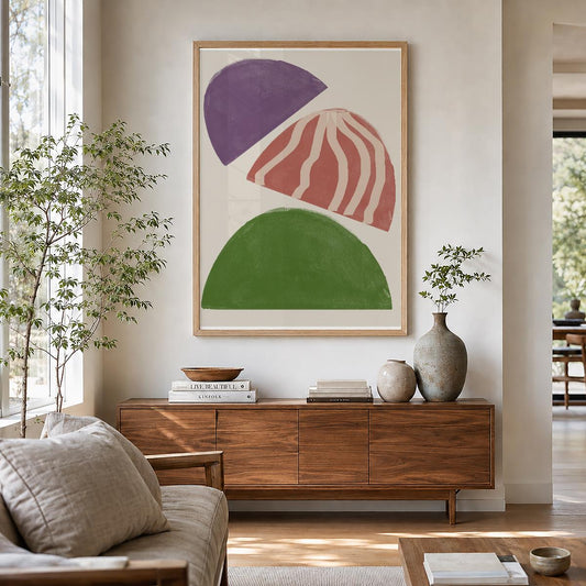 TAWミッドセンチュリーモダン アブストラクトTAW Mid Century Modern Abstract Art Poster No.013