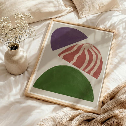 TAWミッドセンチュリーモダン アブストラクトTAW Mid Century Modern Abstract Art Poster No.013