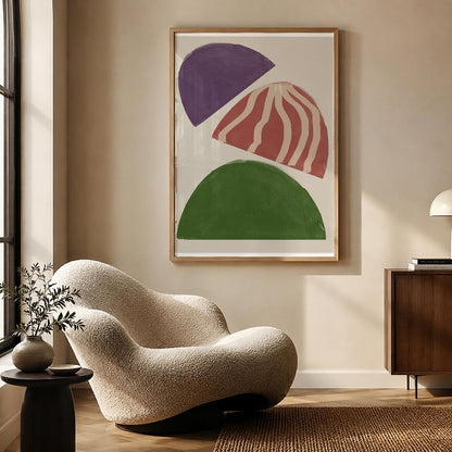 TAWミッドセンチュリーモダン アブストラクトTAW Mid Century Modern Abstract Art Poster No.013