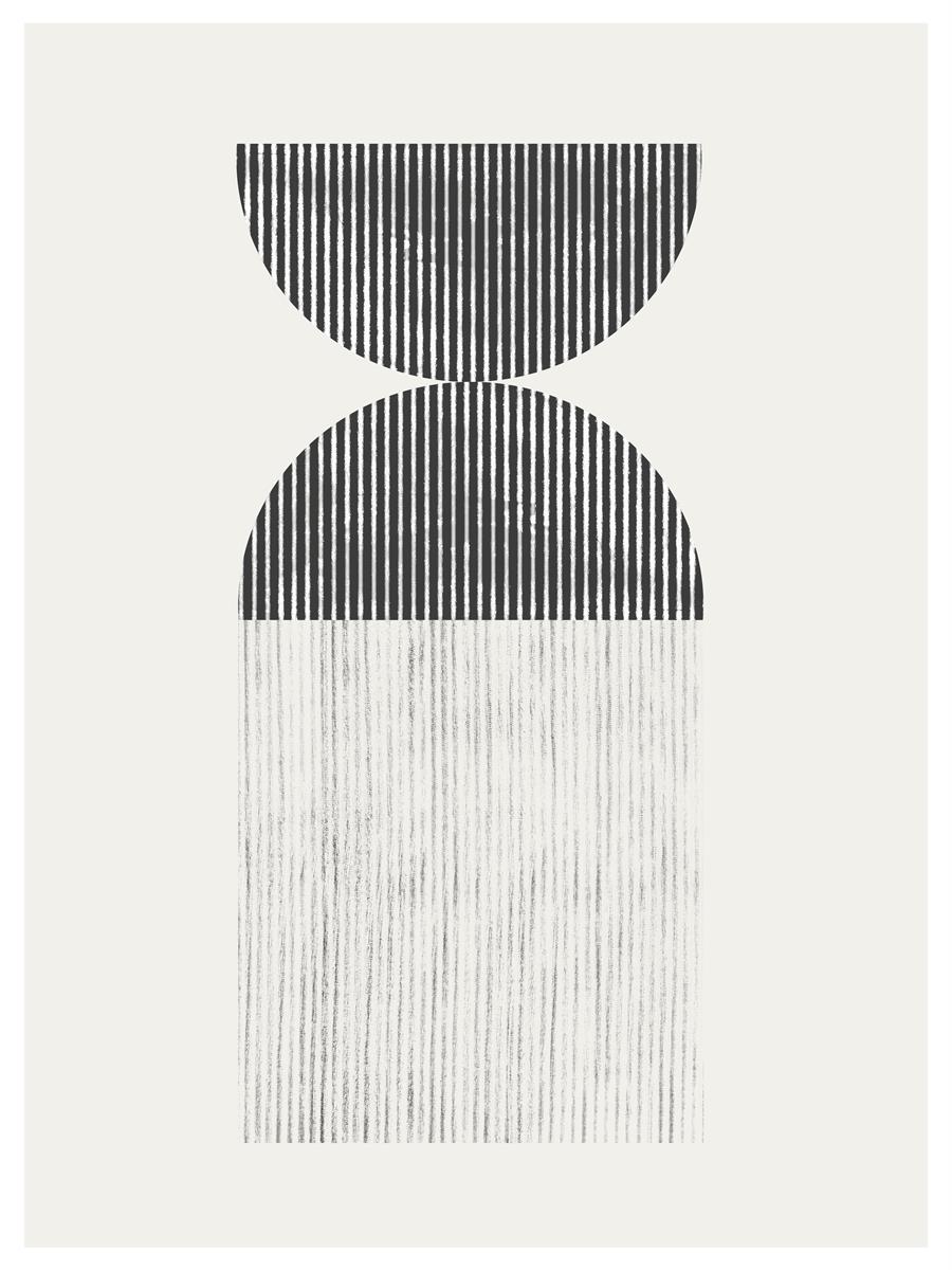 TAWミッドセンチュリーモダン アブストラクトTAW Mid Century Modern Abstract Art Poster No.014
