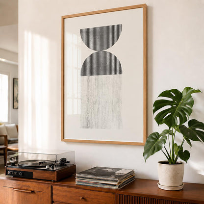 TAWミッドセンチュリーモダン アブストラクトTAW Mid Century Modern Abstract Art Poster No.014