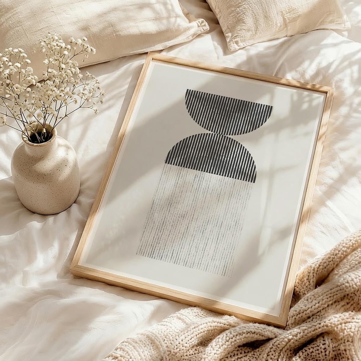 TAWミッドセンチュリーモダン アブストラクトTAW Mid Century Modern Abstract Art Poster No.014