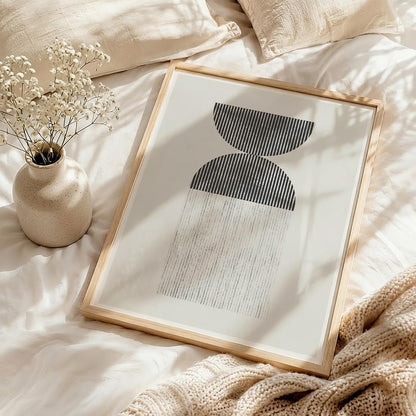 TAWミッドセンチュリーモダン アブストラクトTAW Mid Century Modern Abstract Art Poster No.014