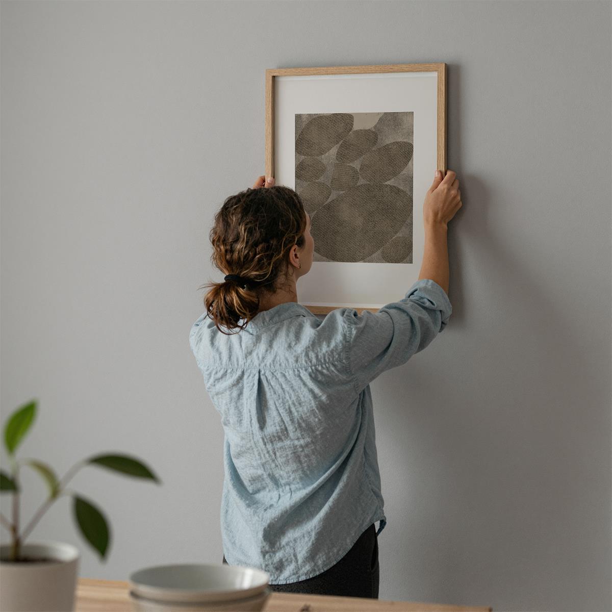 TAWミッドセンチュリーモダン アブストラクトTAW Mid Century Modern Abstract Art Poster No.015