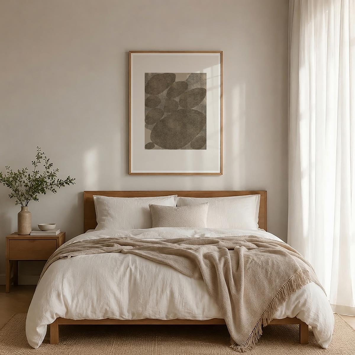 TAWミッドセンチュリーモダン アブストラクトTAW Mid Century Modern Abstract Art Poster No.015
