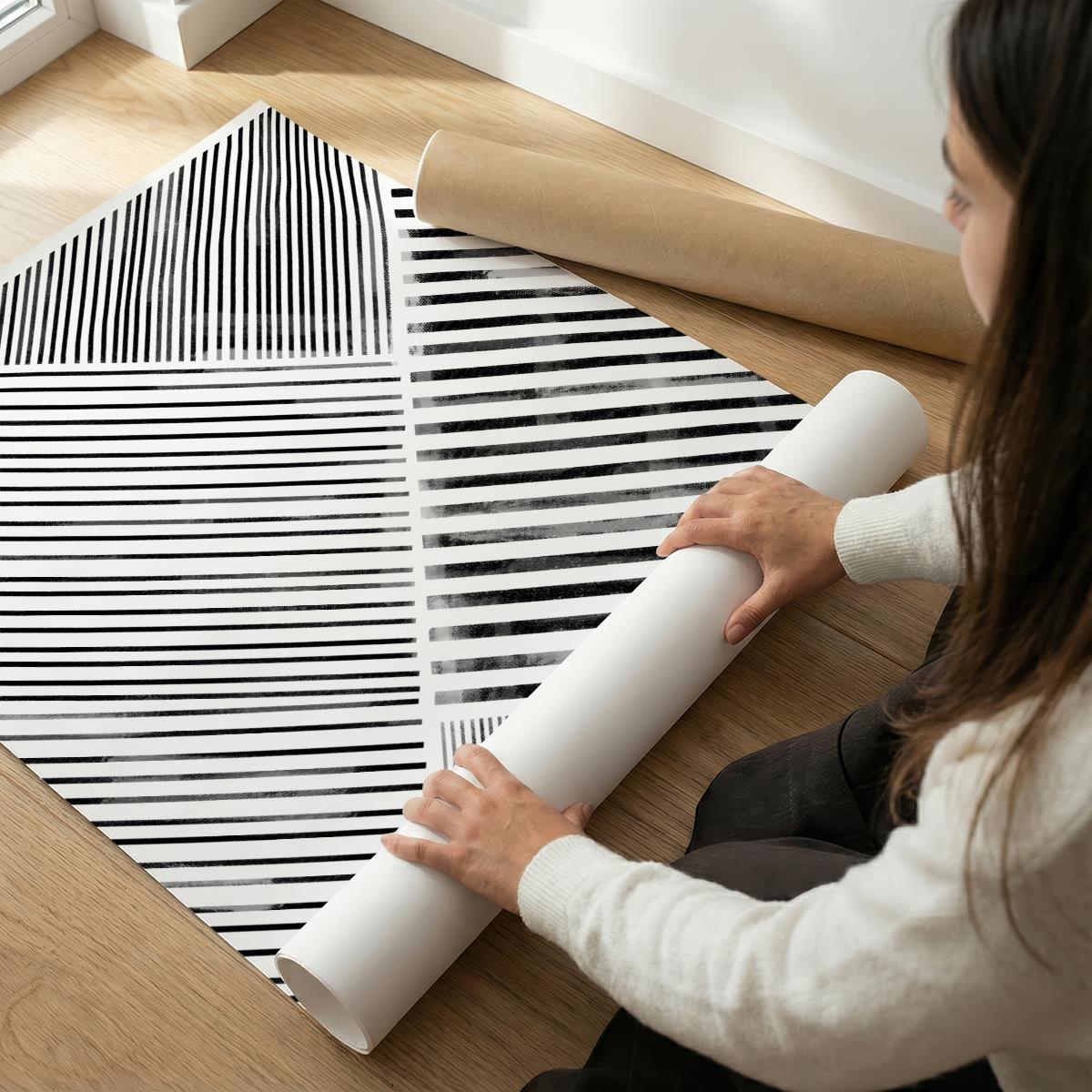 TAWミッドセンチュリーモダン アブストラクトTAW Mid Century Modern Abstract Art Poster No.017