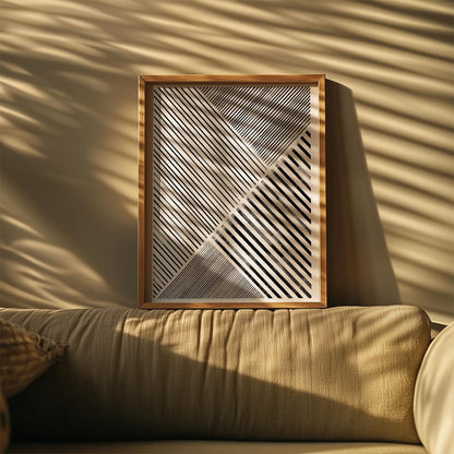 TAWミッドセンチュリーモダン アブストラクトTAW Mid Century Modern Abstract Art Poster No.017