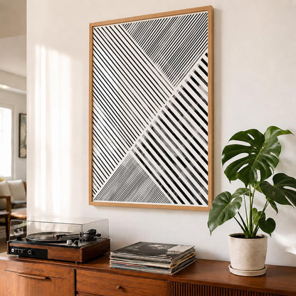 TAWミッドセンチュリーモダン アブストラクトTAW Mid Century Modern Abstract Art Poster No.017