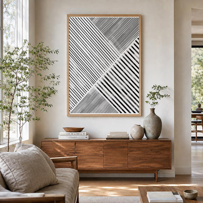 TAWミッドセンチュリーモダン アブストラクトTAW Mid Century Modern Abstract Art Poster No.017