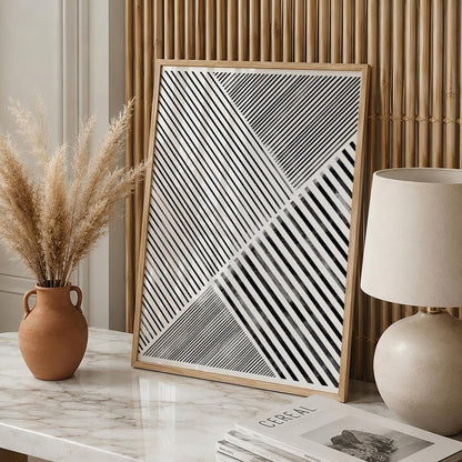 TAWミッドセンチュリーモダン アブストラクトTAW Mid Century Modern Abstract Art Poster No.017