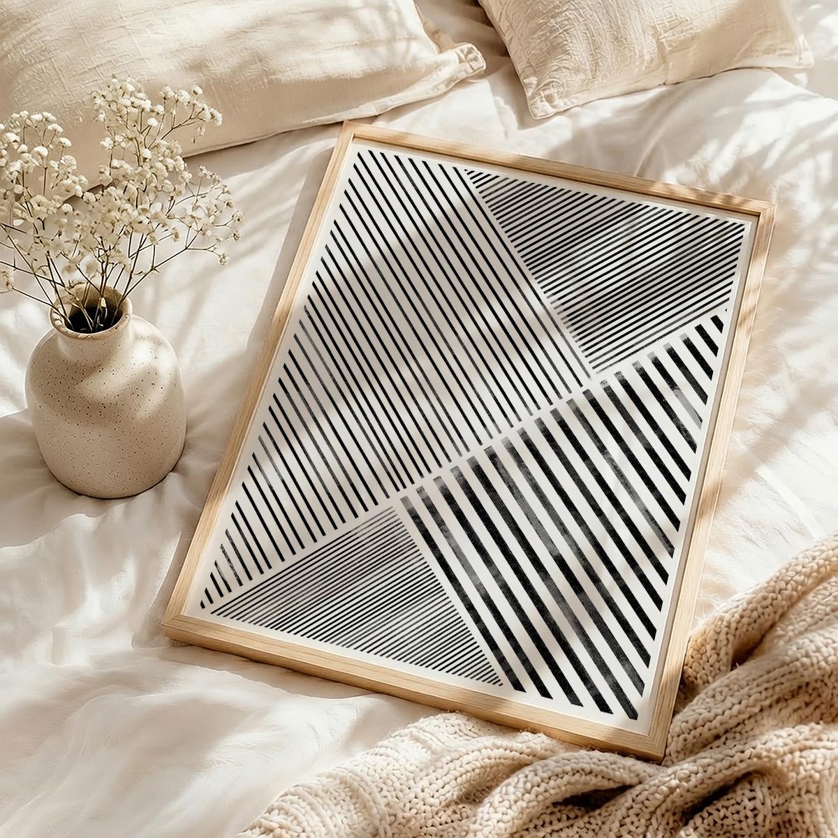 TAWミッドセンチュリーモダン アブストラクトTAW Mid Century Modern Abstract Art Poster No.017
