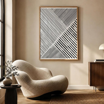 TAWミッドセンチュリーモダン アブストラクトTAW Mid Century Modern Abstract Art Poster No.017