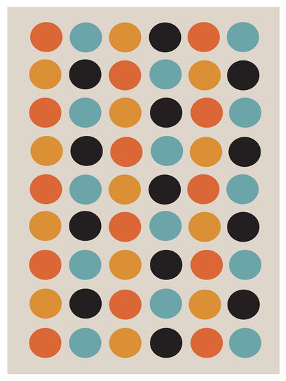 TAWミッドセンチュリーモダン アブストラクトTAW Mid Century Modern Abstract Art Poster No.018