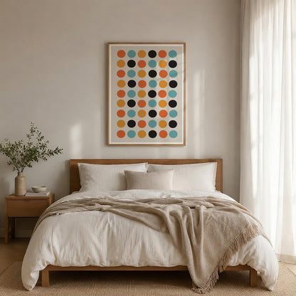 TAWミッドセンチュリーモダン アブストラクトTAW Mid Century Modern Abstract Art Poster No.018
