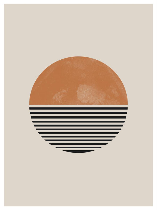 TAWミッドセンチュリーモダン アブストラクトTAW Mid Century Modern Abstract Art Poster No.019