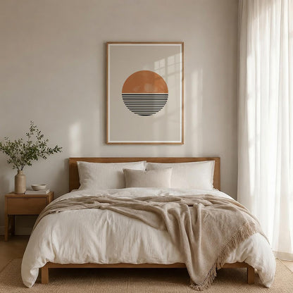 TAWミッドセンチュリーモダン アブストラクトTAW Mid Century Modern Abstract Art Poster No.019