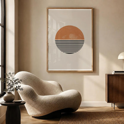 TAWミッドセンチュリーモダン アブストラクトTAW Mid Century Modern Abstract Art Poster No.019
