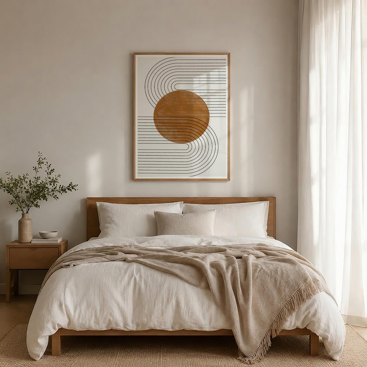 TAWミッドセンチュリーモダン アブストラクトTAW Mid Century Modern Abstract Art Poster No.020