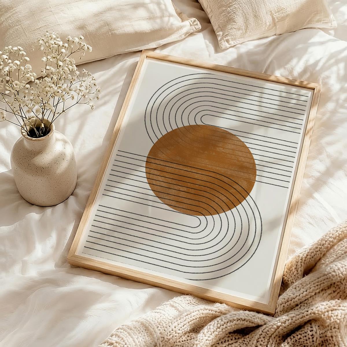 TAWミッドセンチュリーモダン アブストラクトTAW Mid Century Modern Abstract Art Poster No.020