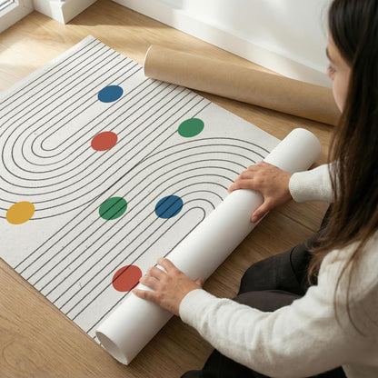 TAWミッドセンチュリーモダン アブストラクトTAW Mid Century Modern Abstract Art Poster No.021