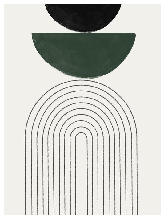 TAWミッドセンチュリーモダン アブストラクトTAW Mid Century Modern Abstract Art Poster No.022