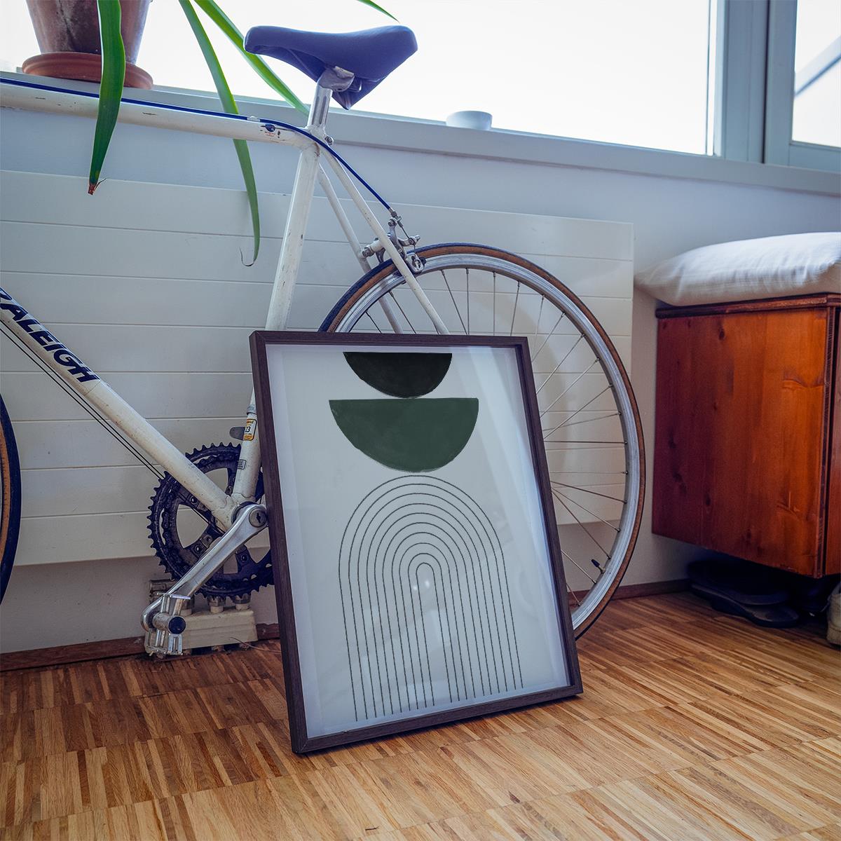TAWミッドセンチュリーモダン アブストラクトTAW Mid Century Modern Abstract Art Poster No.022