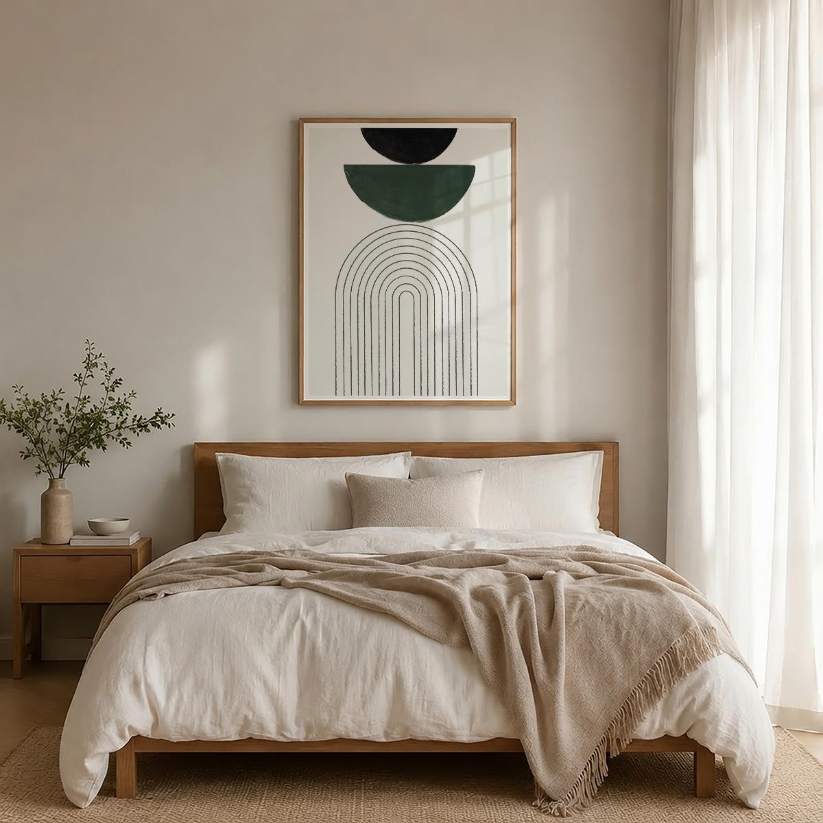 TAWミッドセンチュリーモダン アブストラクトTAW Mid Century Modern Abstract Art Poster No.022