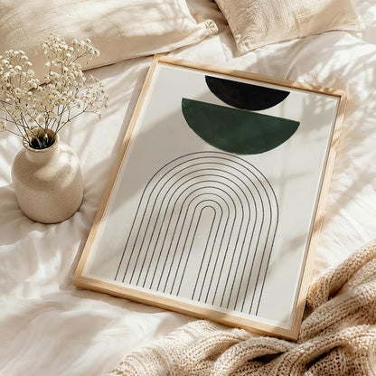 TAWミッドセンチュリーモダン アブストラクトTAW Mid Century Modern Abstract Art Poster No.022