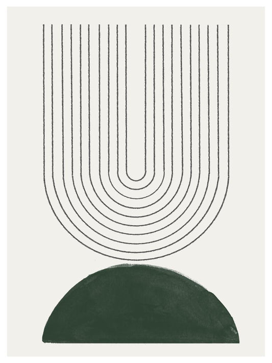 TAWミッドセンチュリーモダン アブストラクトTAW Mid Century Modern Abstract Art Poster No.023