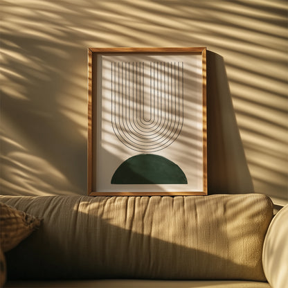 TAWミッドセンチュリーモダン アブストラクトTAW Mid Century Modern Abstract Art Poster No.023