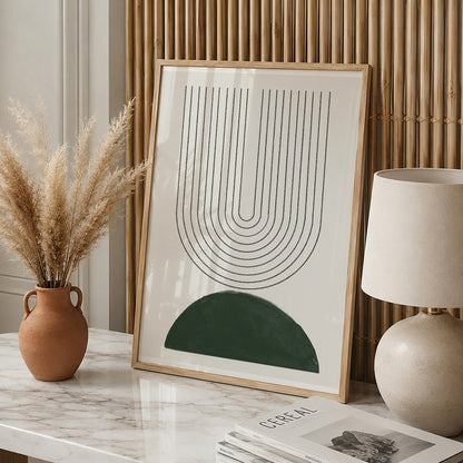 TAWミッドセンチュリーモダン アブストラクトTAW Mid Century Modern Abstract Art Poster No.023