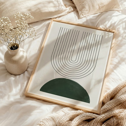 TAWミッドセンチュリーモダン アブストラクトTAW Mid Century Modern Abstract Art Poster No.023