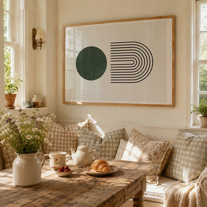 TAWミッドセンチュリーモダン アブストラクトTAW Mid Century Modern Abstract Art Poster No.024