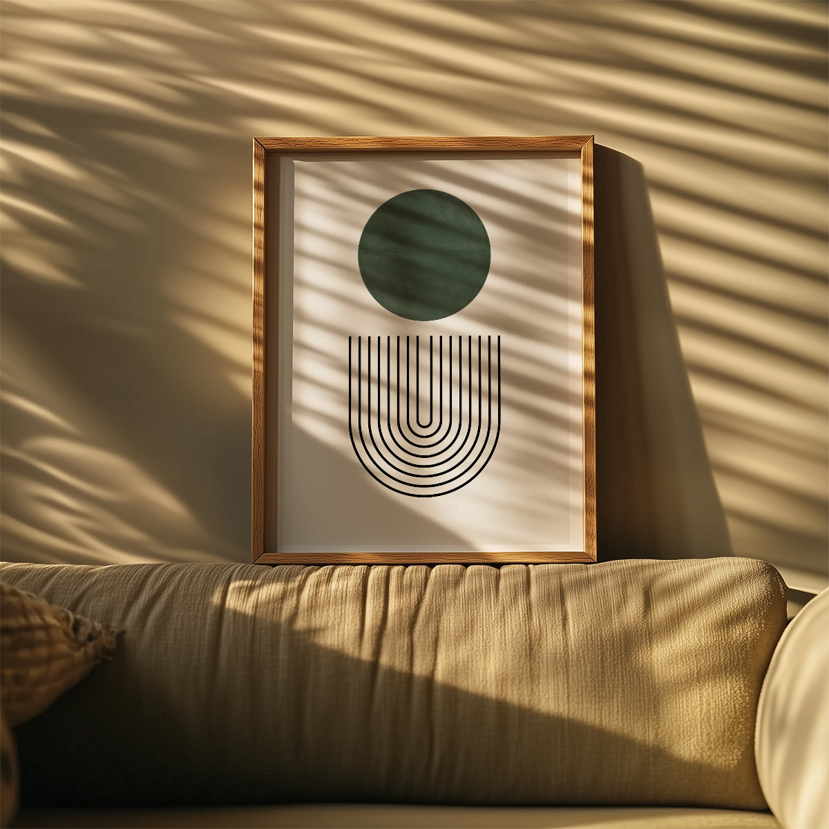 TAWミッドセンチュリーモダン アブストラクトTAW Mid Century Modern Abstract Art Poster No.024