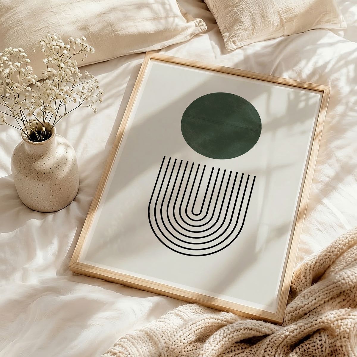 TAWミッドセンチュリーモダン アブストラクトTAW Mid Century Modern Abstract Art Poster No.024
