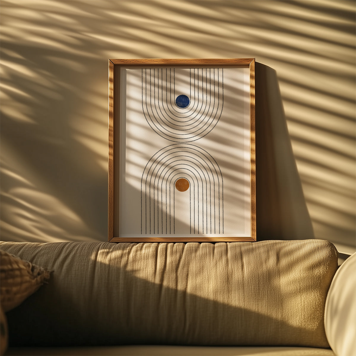TAWミッドセンチュリーモダン アブストラクトTAW Mid Century Modern Abstract Art Poster No.025