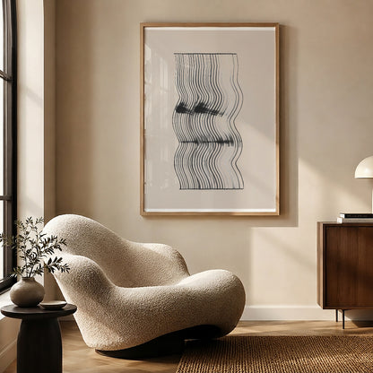 TAWミッドセンチュリーモダン アブストラクトTAW Mid Century Modern Abstract Art Poster No.027