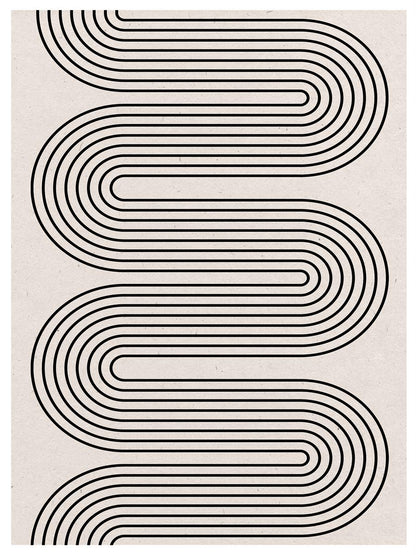 TAWミッドセンチュリーモダン アブストラクトTAW Mid Century Modern Abstract Art Poster No.028