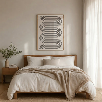 TAWミッドセンチュリーモダン アブストラクトTAW Mid Century Modern Abstract Art Poster No.028