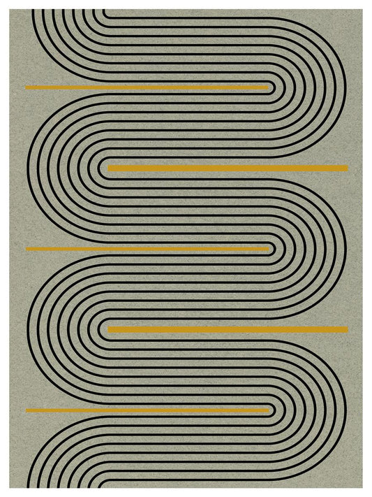 TAWミッドセンチュリーモダン アブストラクトTAW Mid Century Modern Abstract Art Poster No.029