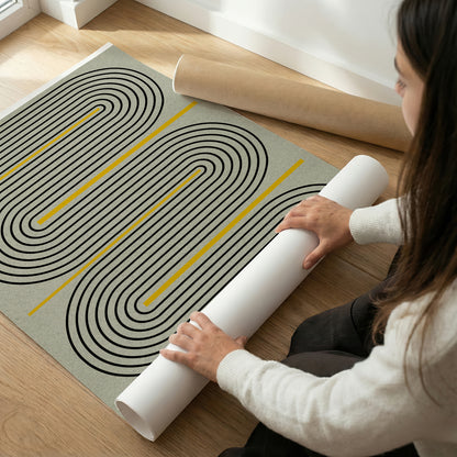 TAWミッドセンチュリーモダン アブストラクトTAW Mid Century Modern Abstract Art Poster No.029