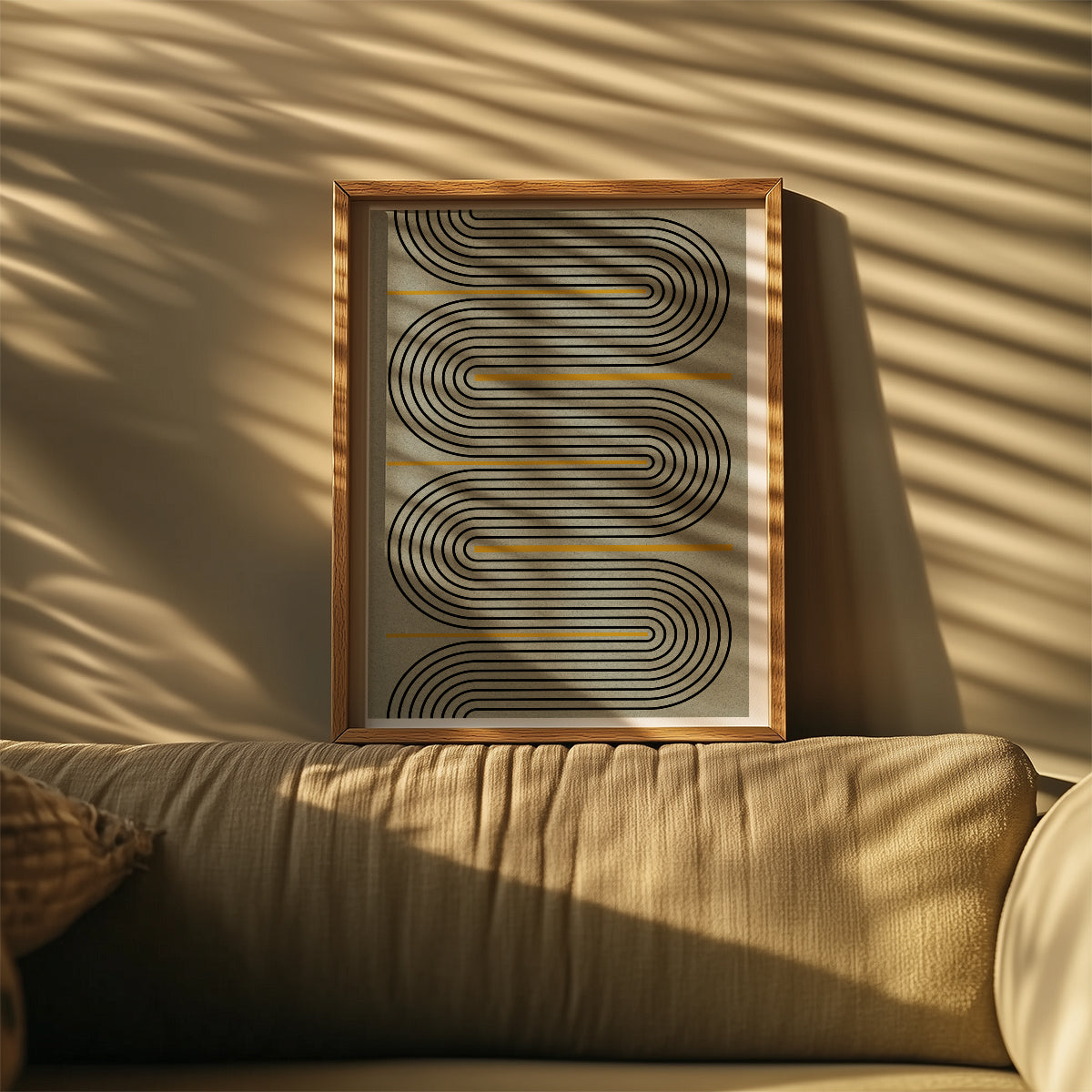 TAWミッドセンチュリーモダン アブストラクトTAW Mid Century Modern Abstract Art Poster No.029