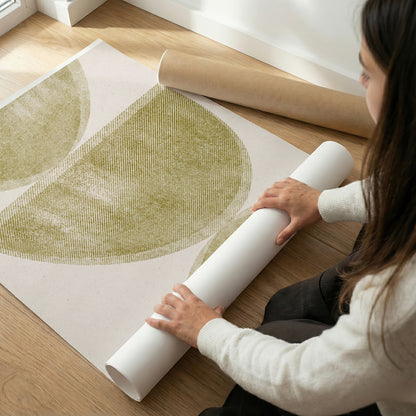 TAWミッドセンチュリーモダン アブストラクトTAW Mid Century Modern Abstract Art Poster No.030