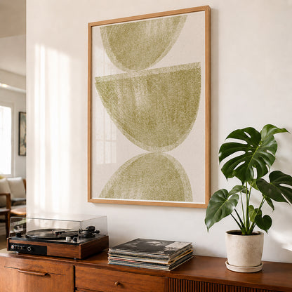 TAWミッドセンチュリーモダン アブストラクトTAW Mid Century Modern Abstract Art Poster No.030
