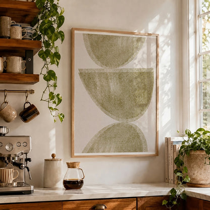 TAWミッドセンチュリーモダン アブストラクトTAW Mid Century Modern Abstract Art Poster No.030