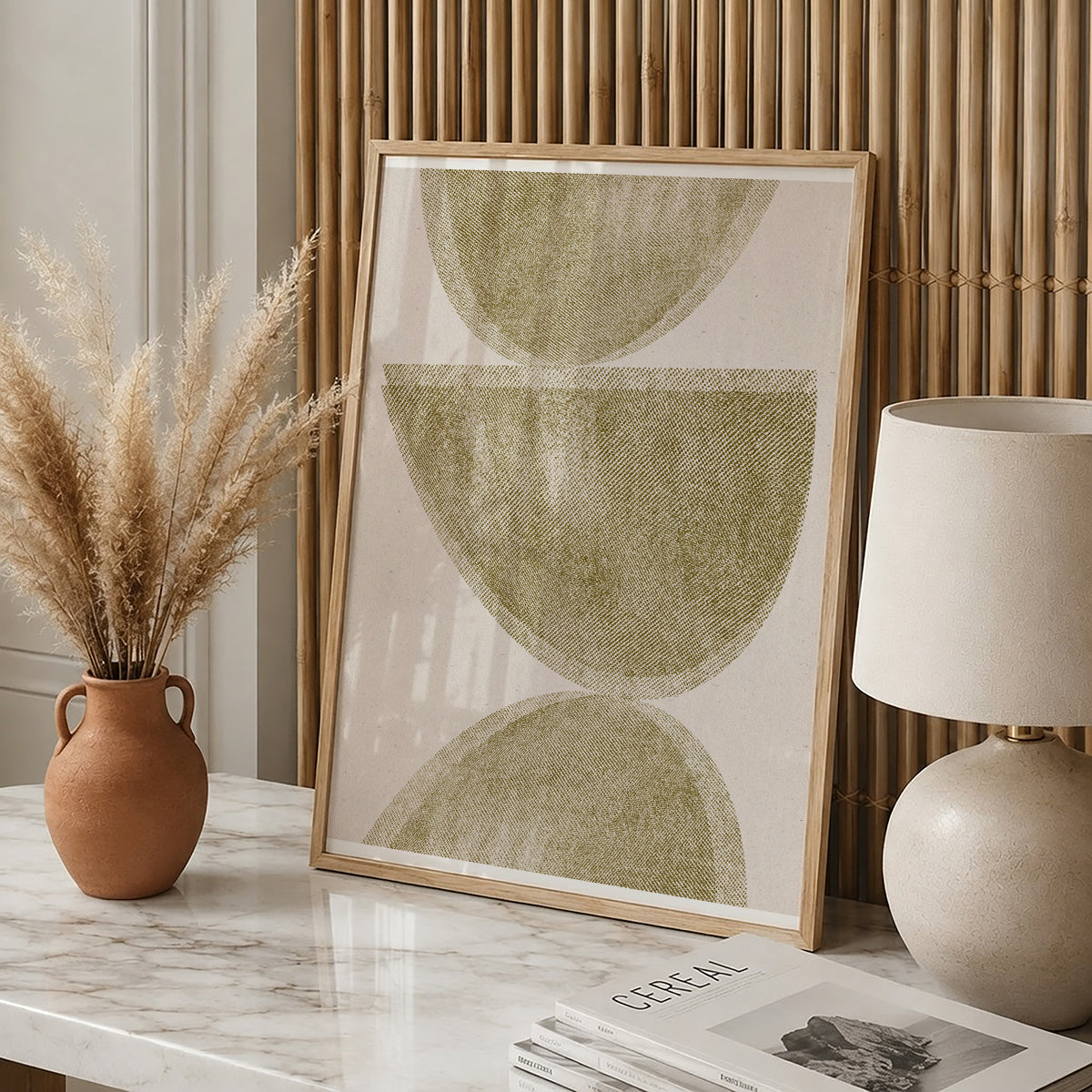 TAWミッドセンチュリーモダン アブストラクトTAW Mid Century Modern Abstract Art Poster No.030