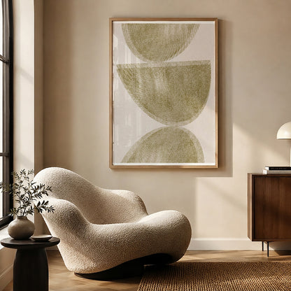 TAWミッドセンチュリーモダン アブストラクトTAW Mid Century Modern Abstract Art Poster No.030