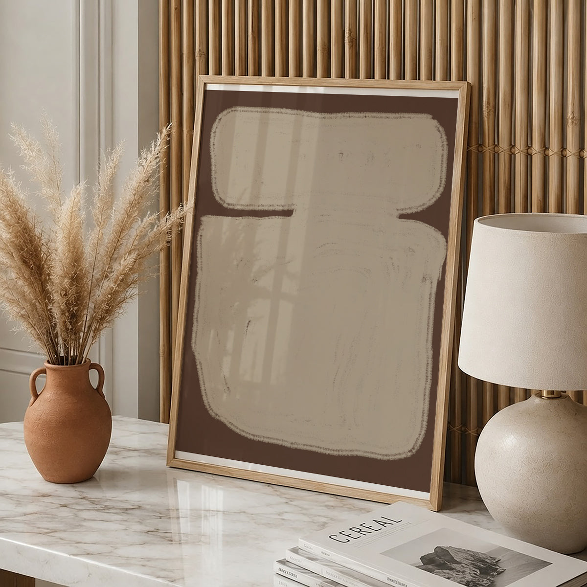TAWミッドセンチュリーモダン アブストラクトTAW Mid Century Modern Abstract Art Poster No.031
