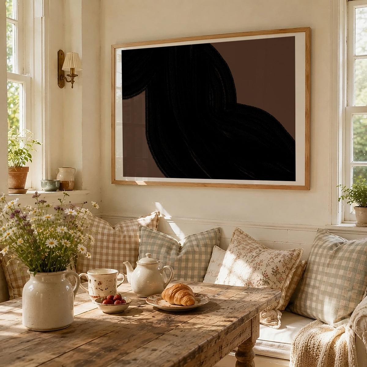 TAWミッドセンチュリーモダン アブストラクトTAW Mid Century Modern Abstract Art Poster No.032